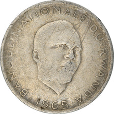 Moneta, Ruanda, Franc, 1965, MB+, Rame-nichel, KM:5