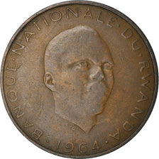 Coin, Rwanda, 5 Francs, 1964, VF(20-25), Bronze, KM:6