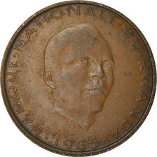 Coin, Rwanda, 5 Francs, 1965, VF(30-35), Bronze, KM:6