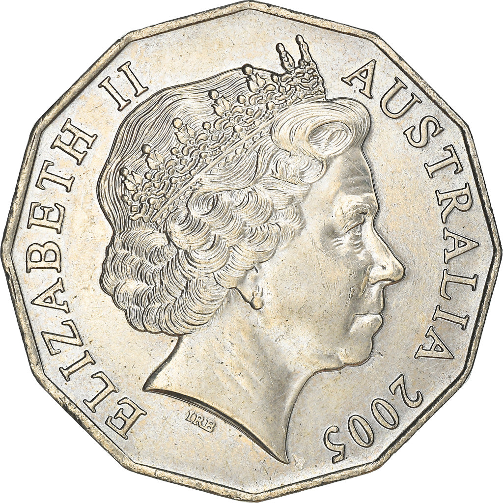 Coin, Australia, Elizabeth II, 50 Cents, 2005, Melbourne, EF(40-45)