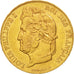 Francia, Louis-Philippe, 20 Francs, 1844, Paris, BB+, Oro, KM:750.1, Gadoury:...