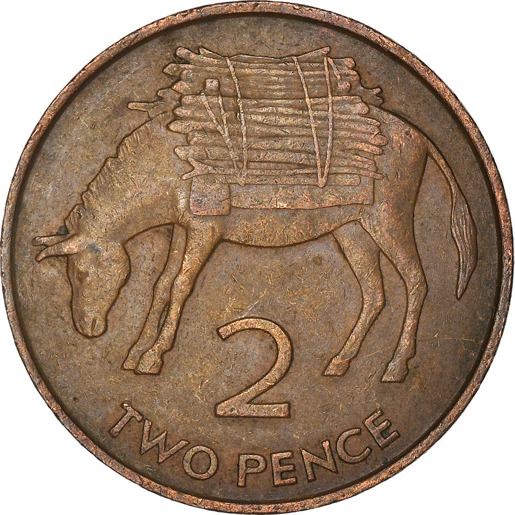 Coin, SAINT HELENA & ASCENSION, Elizabeth II, 2 Pence, 1984, British Royal Mint