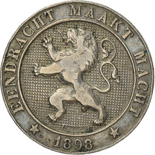 Münze, Belgien, Leopold II, 5 Centimes, 1898, S+, Kupfer-Nickel, KM:41