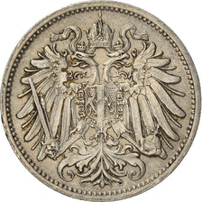 Coin, Austria, Franz Joseph I, 20 Heller, 1908, EF(40-45), Nickel, KM:2803