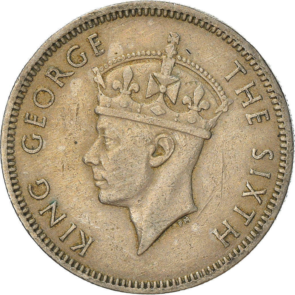Coin, MALAYA, 20 Cents, 1950, EF(40-45), Copper-nickel, KM:9