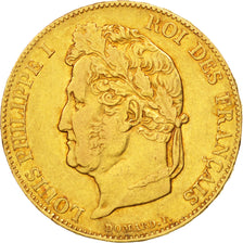 France, Louis-Philippe, 20 Francs, 1847, Paris, EF(40-45), Gold, KM:750.1