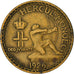 Moeda, Mónaco, Louis II, Franc, 1926, Poissy, VF(30-35), Alumínio-Bronze