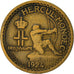 Monnaie, Monaco, Louis II, 50 Centimes, 1924, Poissy, TTB, Aluminum-Bronze