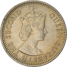Coin, MALAYA & BRITISH BORNEO, 10 Cents, 1961, EF(40-45), Copper-nickel, KM:2