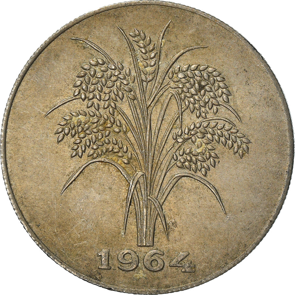 Moneta, Vietnam, STATE OF SOUTH VIET NAM, Dong, 1964, Vantaa, MB+, Rame-nichel