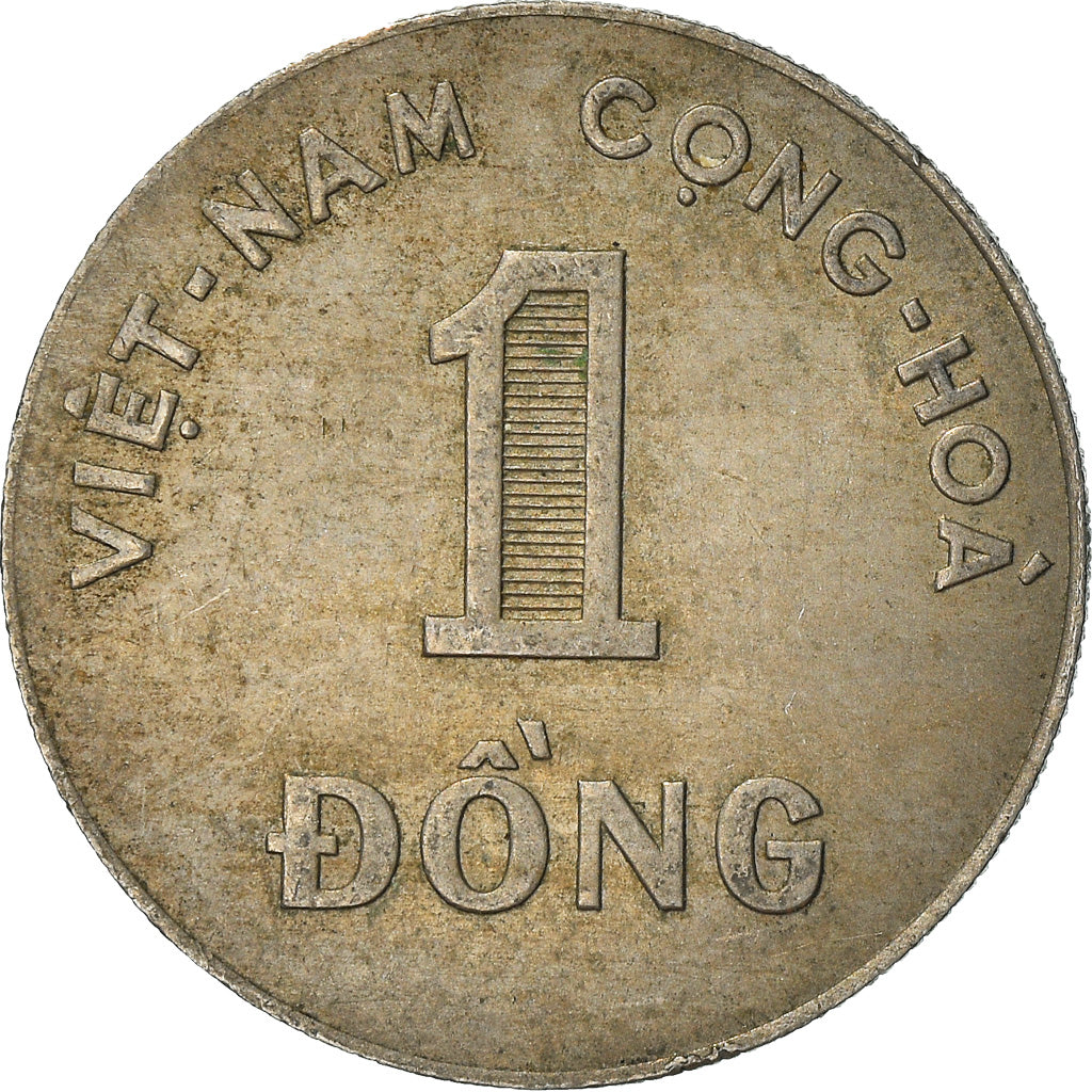 Moneta, Vietnam, STATE OF SOUTH VIET NAM, Dong, 1964, Vantaa, MB+, Rame-nichel