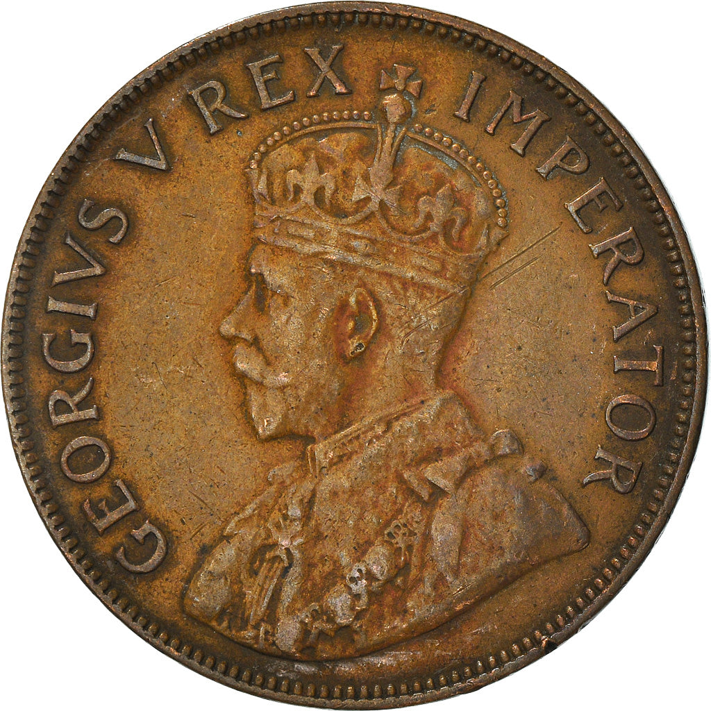 Coin, South Africa, George V, Penny, 1934, EF(40-45), Bronze, KM:14.3