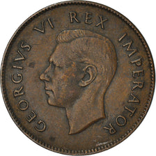 Münze, Südafrika, George VI, 1/4 Penny, Farthing, 1942, SS, Bronze, KM:23