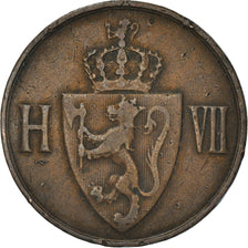 Coin, Norway, Haakon VII, 5 Öre, 1907, VF(30-35), Bronze, KM:364