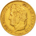 France, Louis-Philippe, 40 Francs, 1836, Paris, EF(40-45), Gold, KM:747.1