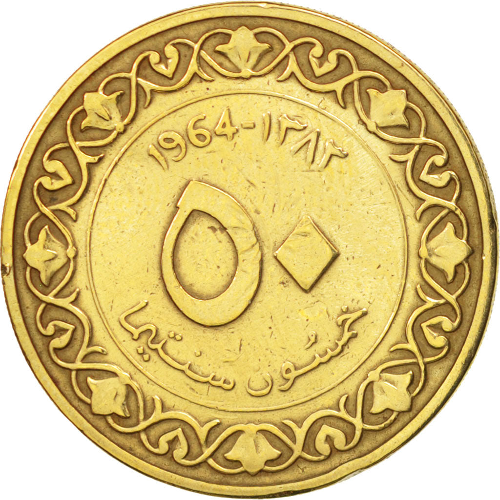 Algeria, 50 Centimes, 1964, EF(40-45), Aluminum-Bronze, KM:99