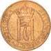 Coin, Norway, Haakon VII, 2 Öre, 1921, VF(30-35), Bronze, KM:371