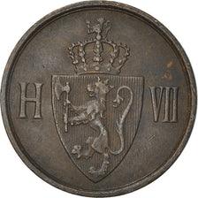 Coin, Norway, Haakon VII, 2 Öre, 1907, VF(30-35), Bronze, KM:362