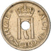 Coin, Norway, Haakon VII, 25 Öre, 1922, VF(30-35), Copper-nickel, KM:382