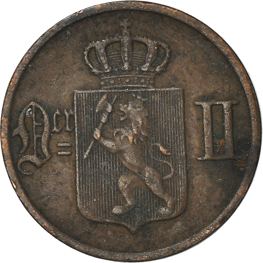 Moneta, Norvegia, Ore, 1899, MB+, Bronzo, KM:352