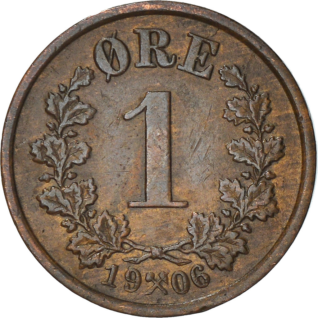 Coin, Norway, Haakon VII, Ore, 1906, EF(40-45), Bronze, KM:361