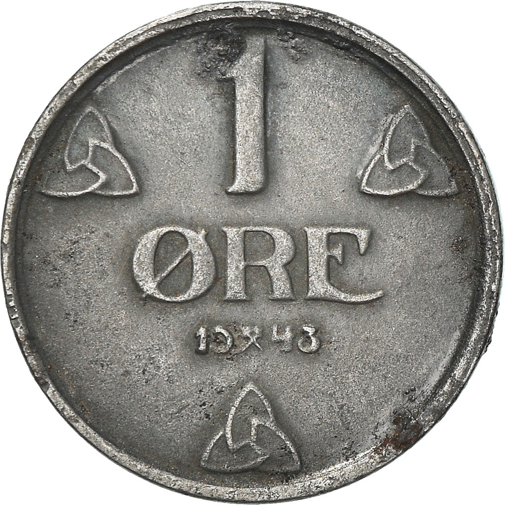 Coin, Norway, Haakon VII, Ore, 1943, VF(30-35), Iron, KM:387