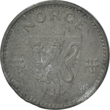 Monnaie, Norvège, Haakon VII, 50 Öre, 1942, TB+, Zinc, KM:390