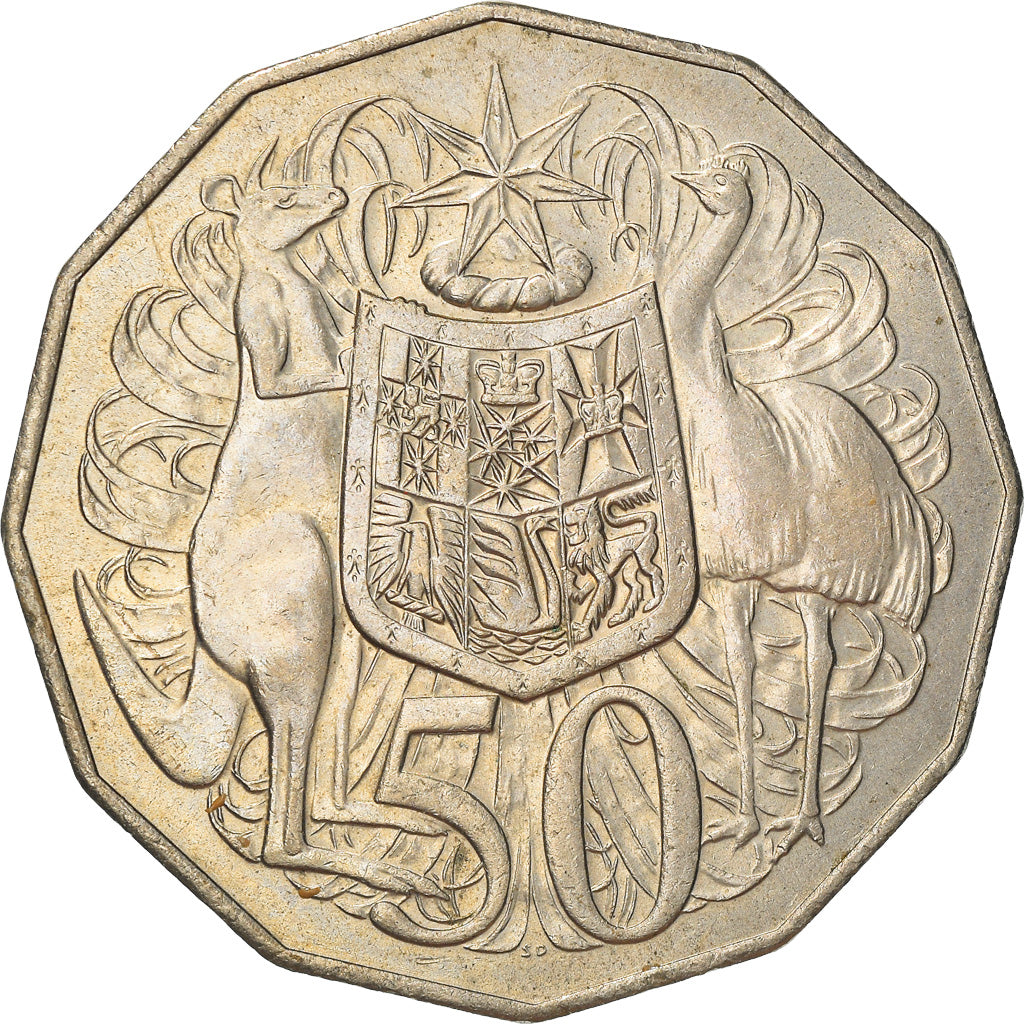 Coin, Australia, Elizabeth II, 50 Cents, 1979, Melbourne, EF(40-45)