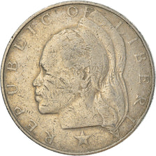 Coin, Liberia, Dollar, 1966, EF(40-45), Copper-nickel, KM:18a.1