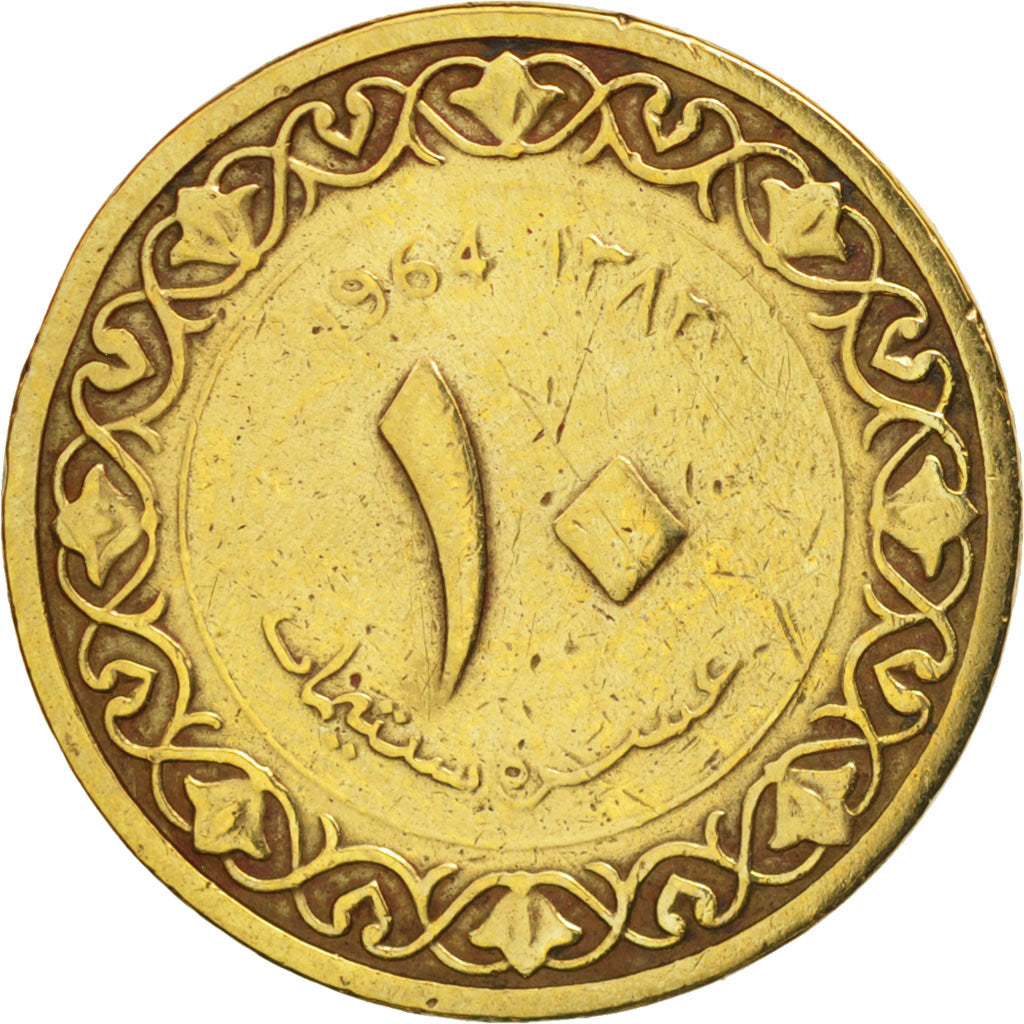 Algeria, 10 Centimes, 1964, EF(40-45), Aluminum-Bronze, KM:97