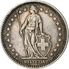 Coin, Switzerland, 2 Francs, 1939, Bern, VF(30-35), Silver, KM:21