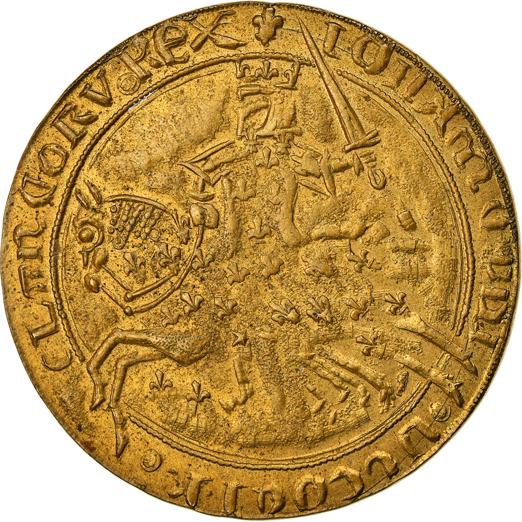 France, Medal, Reproduction du Franc à Cheval, Jean II le Bon, History