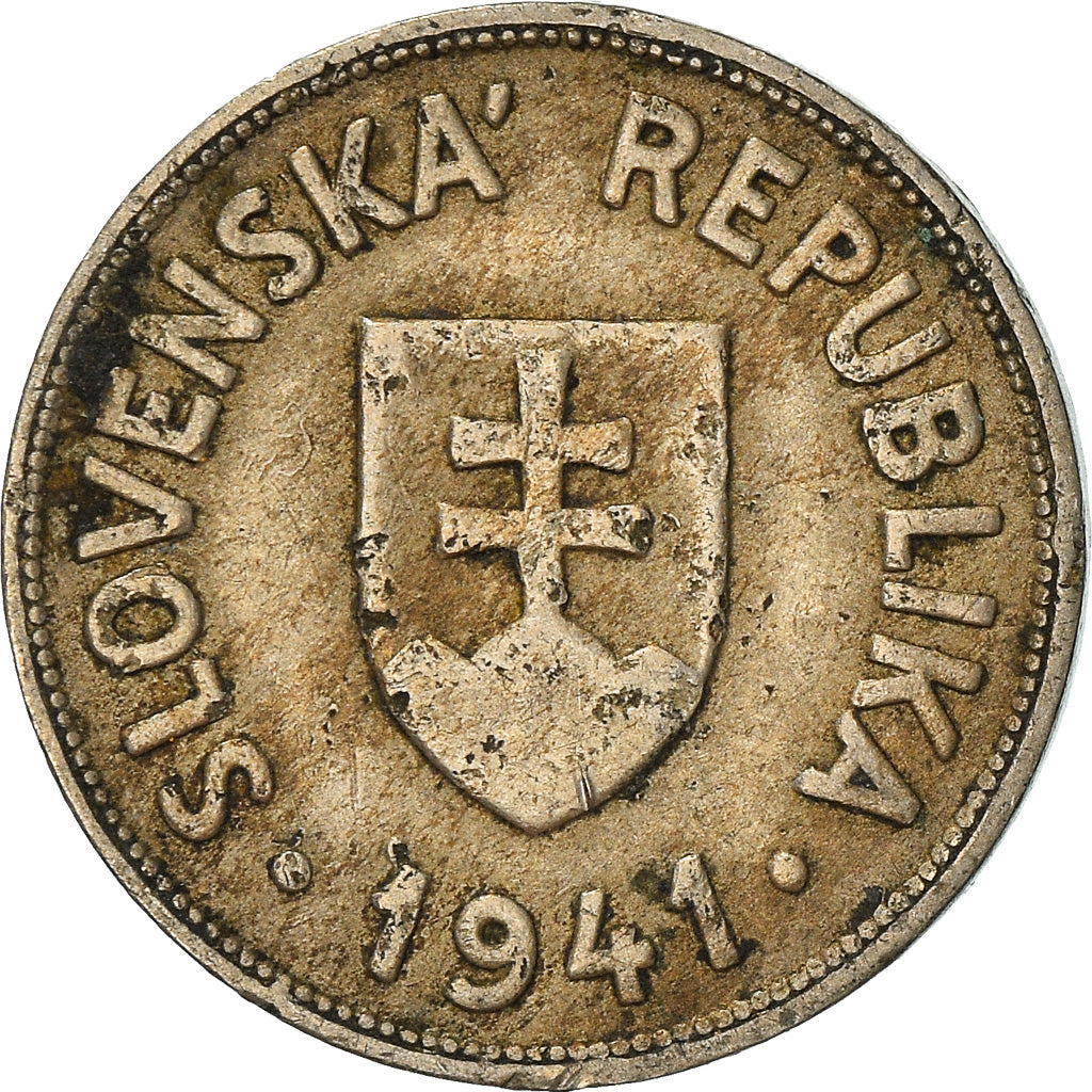 Coin, Slovakia, 50 Halierov, 1941, VF(30-35), Copper-nickel, KM:5