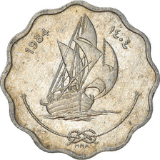 Monnaie, MALDIVE ISLANDS, 10 Laari, 1984, TTB, Aluminium, KM:70
