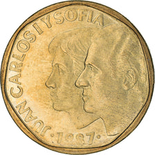 Monnaie, Espagne, Juan Carlos I, 500 Pesetas, 1987, TTB, Aluminum-Bronze, KM:831