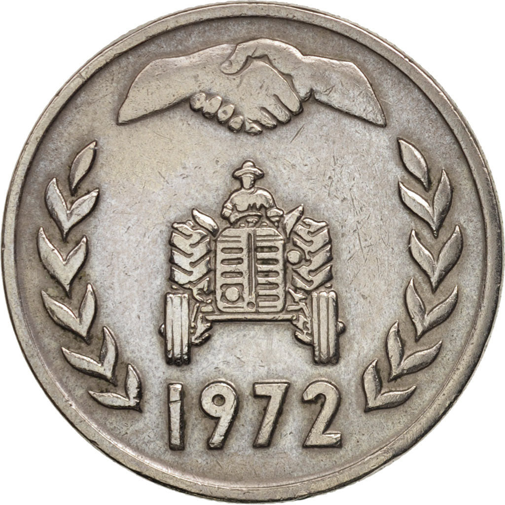 Algeria, Dinar, 1972, EF(40-45), Copper-nickel, KM:104.1