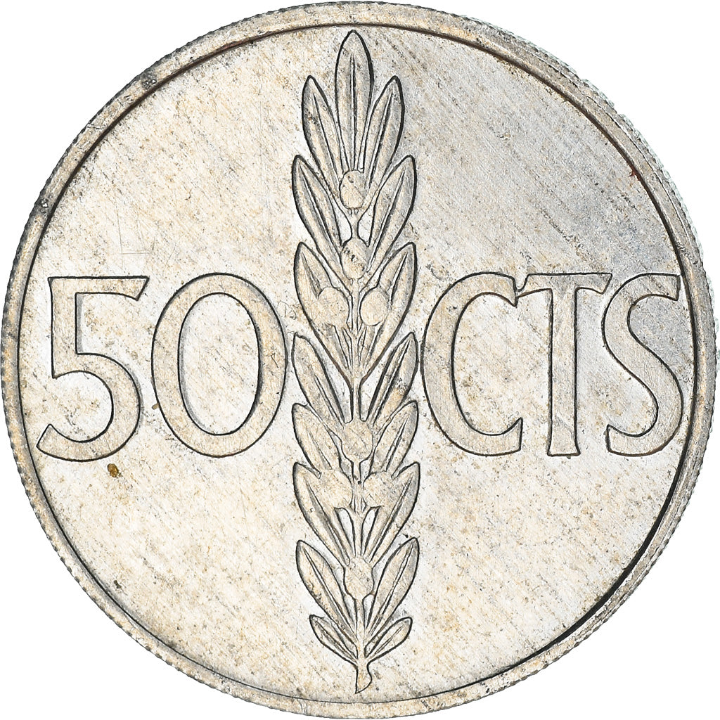 Monnaie, Espagne, Juan Carlos I, 50 Centimos, 1976, TTB, Cupro-nickel, KM:805