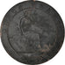 Coin, Spain, Provisional Government, 5 Centimos, 1870, VF(20-25), Copper, KM:662