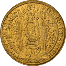 France, Medal, Reproduction du Franc à Pied, Charles V, History, AU(50-53)