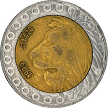 Coin, Algeria, 20 Dinars, 1999, Algiers, VF(30-35), Bi-Metallic, KM:125
