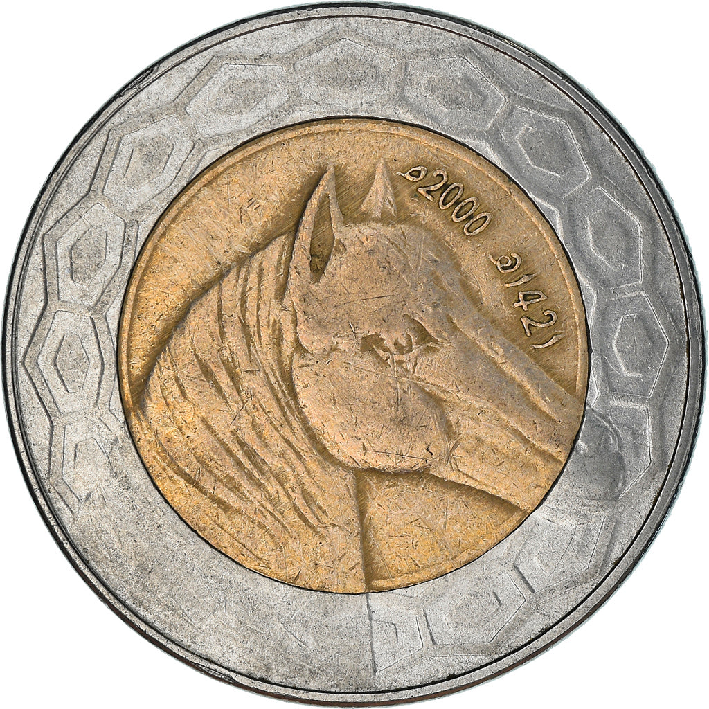 Coin, Algeria, 100 Dinars, 2000, Algiers, VF(30-35), Bi-Metallic, KM:132