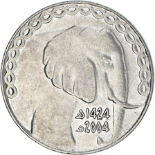 Coin, Algeria, 5 Dinars, 2004, Algiers, EF(40-45), Stainless Steel, KM:123