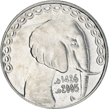 Coin, Algeria, 5 Dinars, 2005, Algiers, EF(40-45), Stainless Steel, KM:123