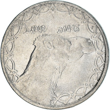 Coin, Algeria, 2 Dinars, 1992, Algiers, EF(40-45), Stainless Steel, KM:130