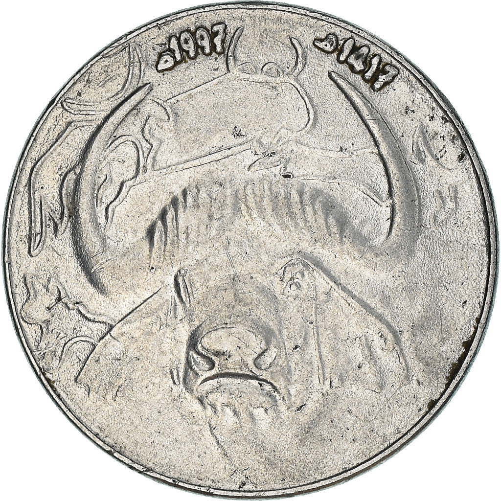 Coin, Algeria, Dinar, 1997, Algiers, VF(30-35), Stainless Steel, KM:129