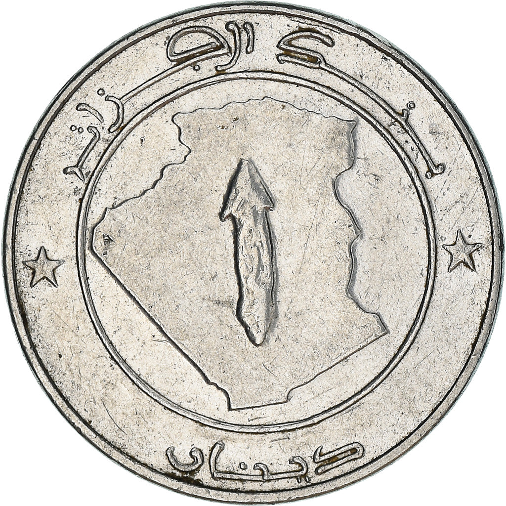 Coin, Algeria, Dinar, 1997, Algiers, VF(30-35), Stainless Steel, KM:129