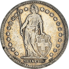 Coin, Switzerland, Franc, 1921, Bern, VF(30-35), Silver, KM:24