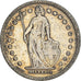 Coin, Switzerland, Franc, 1921, Bern, VF(30-35), Silver, KM:24