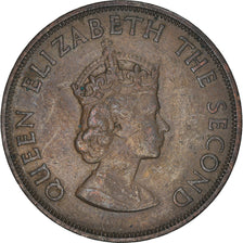 Coin, Jersey, Elizabeth II, 1/12 Shilling, 1957, EF(40-45), Bronze, KM:21