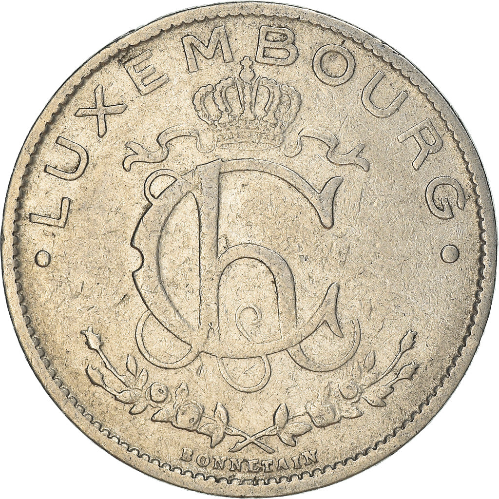 Moneda, Luxemburgo, Charlotte, Franc, 1924, MBC, Níquel, KM:35